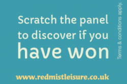 Red Mist: The scratch card offers a one-in-four chance of winning a prizes