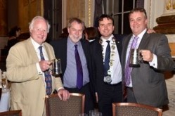 Robert Humphreys, honorary secretary, All Party Parliamentary Beer Group; Guy Sheppard, chairman, Society of Independent Brewers; Andrew Griffiths, chairman, APPBG and Keith Bott