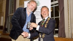 Winner: Jamie Delap of Fyne Ales named Brewer of the Year 2024 by Alun Cairns MP, chair of the APPBG