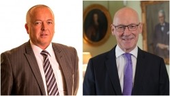Moving forward: SLTA managing director Colin Wilkinson (left) says the early signs from John Swinney (right) are encouraging