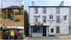 Wonderful space: North-Wales pub opens community garden and outdoor events space 