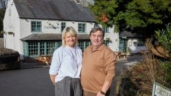 Investments made: Punch Pubs Group spent £7.7m capex on its sites in the Q1 of its financial year. Pictured are Karen and Paul Brown at the Castle Inn in Congleton, Cheshire, which received a joint £160,000 refurbishment investment before reopening this month (February)
