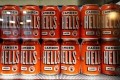 Cans of Camden Hells lager