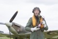 Flight lieutenant Charlie Brown and Spitfire ale