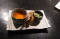 Potted crab with smoked paprika butter and cucumber chutney